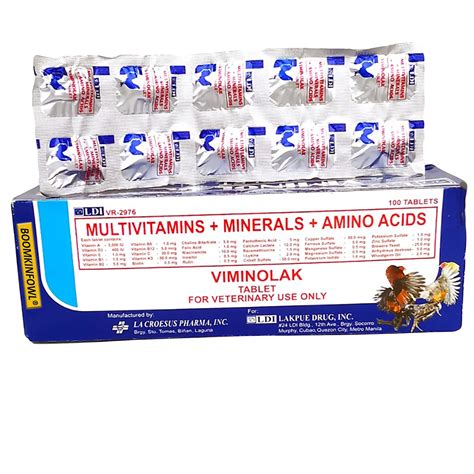 viminolak|Viminolak 100 Tablets – WWW.GAMEFOWLSUPPLIES.US.